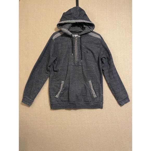 Lions Crest Hoodie Men's Small Gray Pockets - Picture 1 of 11